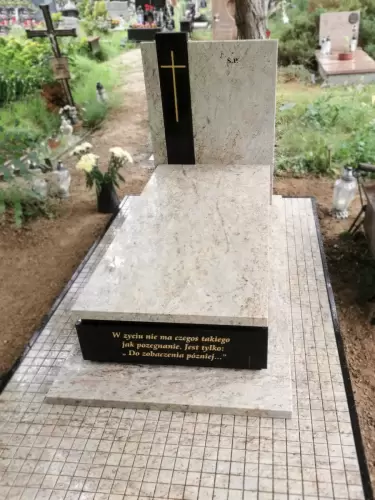Nagrobek pojedynczy Kamieniarz Szczecin 34